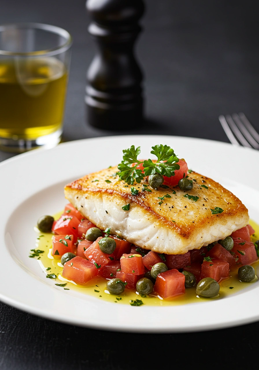Mediterranean Tomato Caper Fish - secondary view